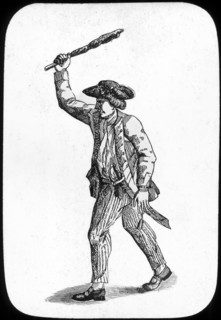 British sailor wielding a club, 1779. Artist: Newton & Co