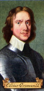 Oliver Cromwell, taken from a series of cigarette cards, 1935. Artist: Unknown