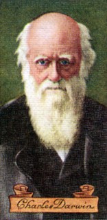 Charles Darwin, taken from a series of cigarette cards, 1935. Artist: Unknown