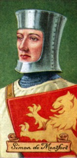Simon de Montfort, taken from a series of cigarette cards, 1935. Artist: Unknown