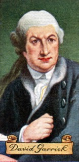David Garrick, taken from a series of cigarette cards, 1935. Artist: Unknown