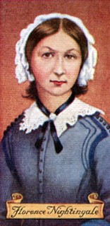 Florence Nightingale, taken from a series of cigarette cards, 1935. Artist: Unknown