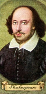 William Shakespeare, taken from a series of cigarette cards, 1935. Artist: Unknown