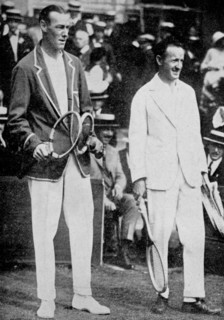 JO Anderson (left) with WM ('Little Bill') Johnston, 1923. Artist: Tropical Press