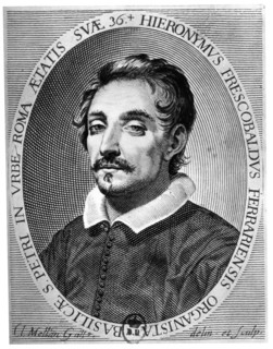 Girolamo Frescobaldi (1583 - 1643) was a musician from Ferrara. Artist: Claude Mellan