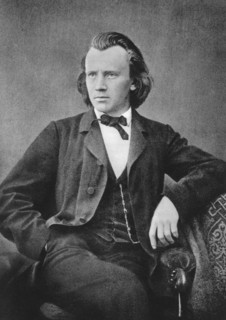 Johannes Brahms (1833-1897), German composer and pianist, c1866. Artist: Unknown