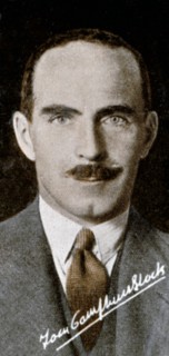 Captain (Tom) Campbell Black (1899-1936), 1935. Artist: Unknown