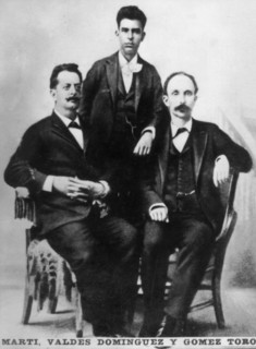 Jose Marti, Fermin Valdes Dominguez and Gomez Toro, Key West, Florida, USA, 1894 (c1910). Artist: Unknown