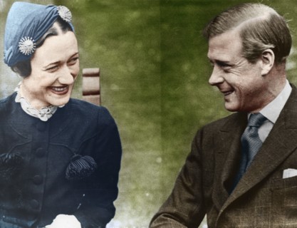The Duke and Duchess of Windsor (Mrs Simpson) at the Chateau de Cande, France, 1937. Artist: Unknown