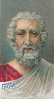 Homer, 1st-2nd century, Roman poet, from Baiae, Campania, Italy, 1924. Artist: Unknown