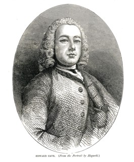'Edward Cave', c.1700s Artist: William Hogarth.