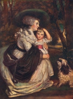 Lavinia, Countess Spencer (1762-1831), and John Charles Spencer, Viscount Althorp (1782?1845)', 1906 Artist: Sir Joshua Reynolds