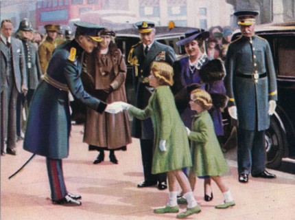 Princesses Elizabeth and Margaret c.1935 Creator: Unknown.