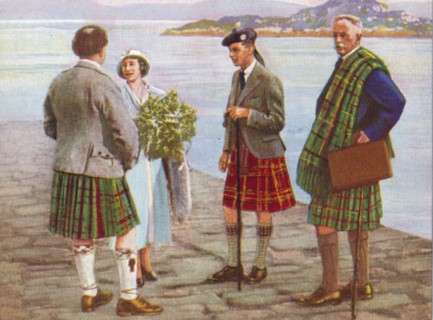 The Duke and Duchess of York (later King George VI and Queen Elizabeth) greeted on arriving on the I Creator: Unknown.
