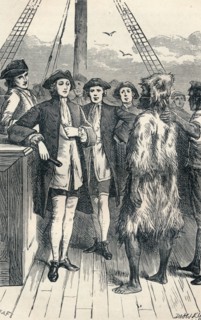 Alexander Selkirk Brought on Board, 1904. Artist: Unknown.