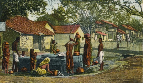 A Village in Bombay Presidency, 1906. Artist: Unknown