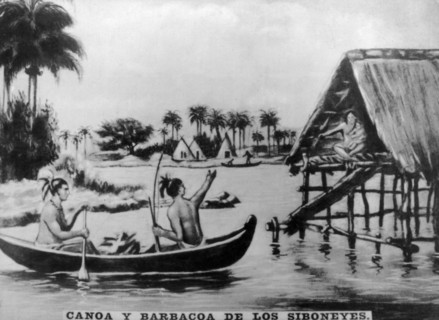 Canoa and Barbacoa,  1920s. Artist: Unknown