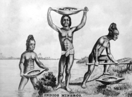 Indian Miners in Cuba, 1920s Artist: Unknown