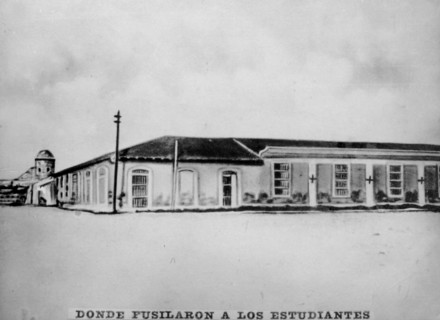 Plaza la Punta, where the medical students were executed, (1871), 1920s. Artist: Unknown