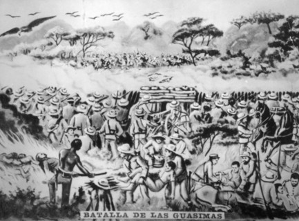 The battle of Guasimas, (1874), 1920s. Creator: Unknown.