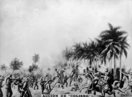 Battle of Coliseo, (1895), 1920s. Artist: Unknown