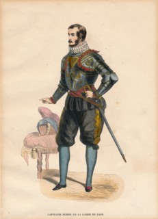 A Captain of the Pope's Swiss Guard, c.1900s. Artist: Unknown