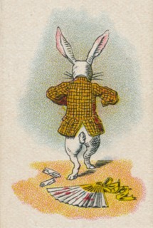 The Rabbit Running Away, 1930. Artist: John Tenniel