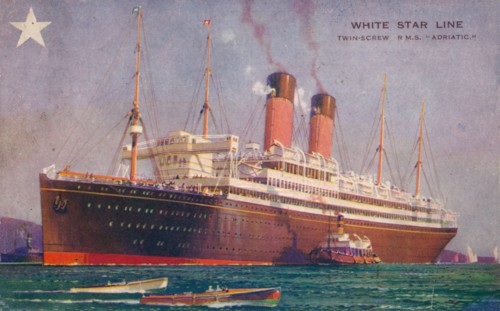 Twin-Screw RMS Adriatic of the White Star Line', c1907. Artist: Unknown