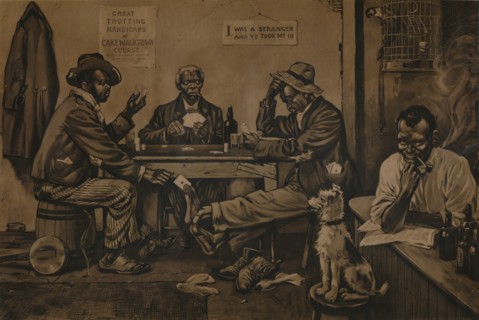 Skinning the Lamb, c1910. Artist: Unknown