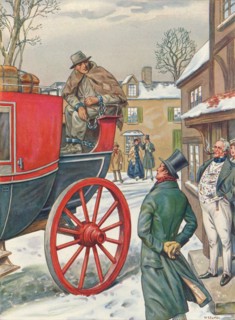 George Loveless (1797-1874) in chains from Dorchester to a prison, (1834), 1934. Artist: Unknown