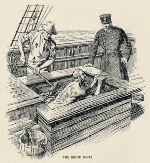 The brine bath, (1834), 1934. Artist: Unknown
