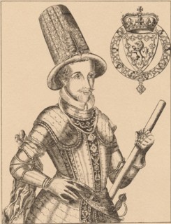 James VI of Scotland, James I of England and Ireland  (1566-1625), 1889 Artist: James Stirling