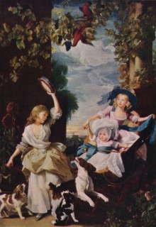 The Three Youngest Daughters of George III, (1785), 1937. Artist: Unknown