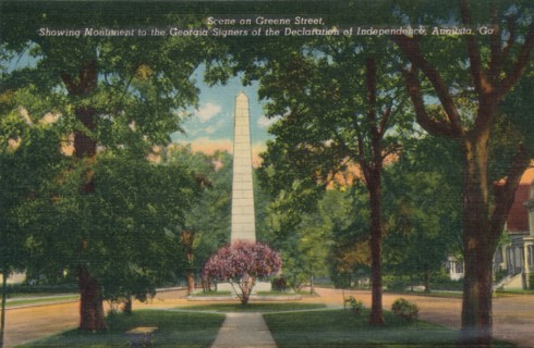 Greene Sreet, looking east from Center Street, Augusta, Georgia, America, c1910. Artist: Unknown