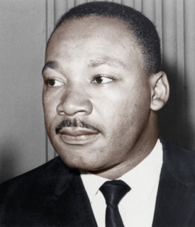 Martin Luther King Jnr, American black civil rights campaigner, c1968. Artist: Unknown