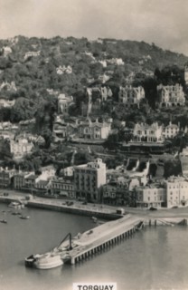 Aerial view of Torquay, 1939. Artist: Unknown