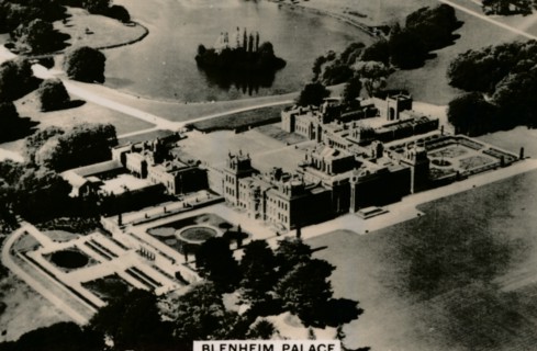 Aerial view of Blenheim Palace, 1939. Artist: Unknown