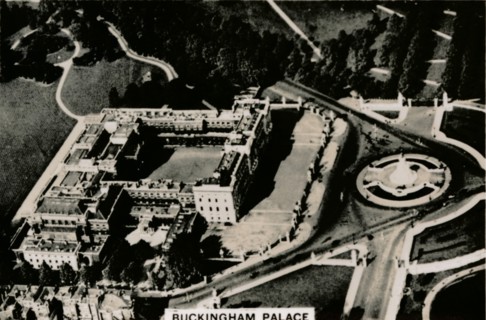 Aerial view of Buckingham Palace, 1939. Artist: Unknown