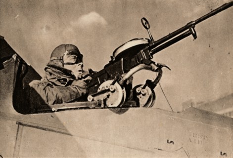 Firing Practice at Drogue Towed Target, 1940. Artist: Unknown
