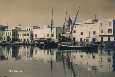 The Old Port of Bizerta, Tunisia, 1936. Artist: Unknown