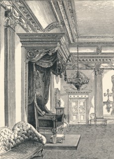 The Throne Room Dublin Castle, 1896. Artist: Unknown