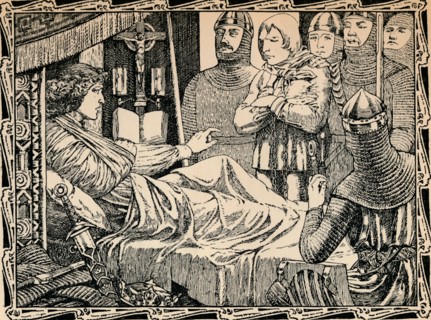 Death of King Richard I, 1902. Artist: Patten Wilson