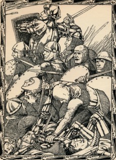 At The Battle of Agincourt, 1902. Artist: Patten Wilson