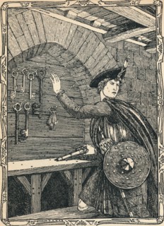 Young Douglas Steals The Keys of Loch Leven Castle, 1902. Artist: Patten Wilson