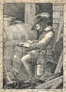 Raleigh in the Tower, 1902. Artist: Patten Wilson