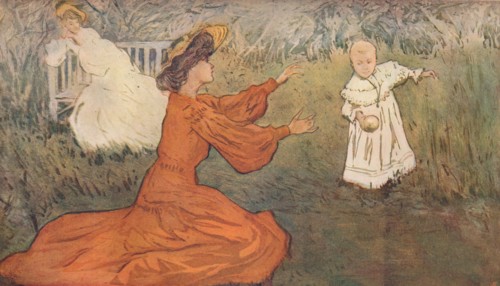 Les Premiers Pas (first steps), c1875-1906, (1906). Artist: Allan Osterlind