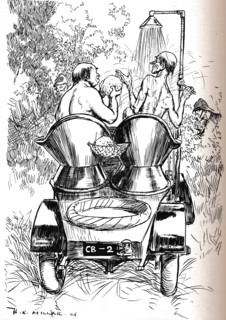 Hot-Weather Hints for Motorists, 1906. Artist: Harold Robert Millar