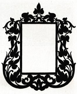 A design for a picture frame titled 'Aesthetic', 1898. Artist: Unknown
