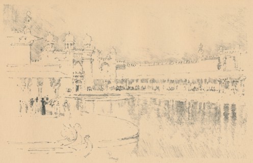 Auto-Lithograph by J. Pennell, c1877-1898, (1898). Artist: Joseph Pennell