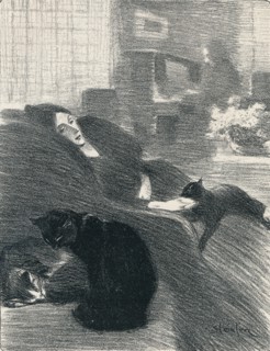 Quand Nous Serons Vieux from Chansons De Femmes, 1897, (1898). Artist: Theophile Alexandre Steinlen